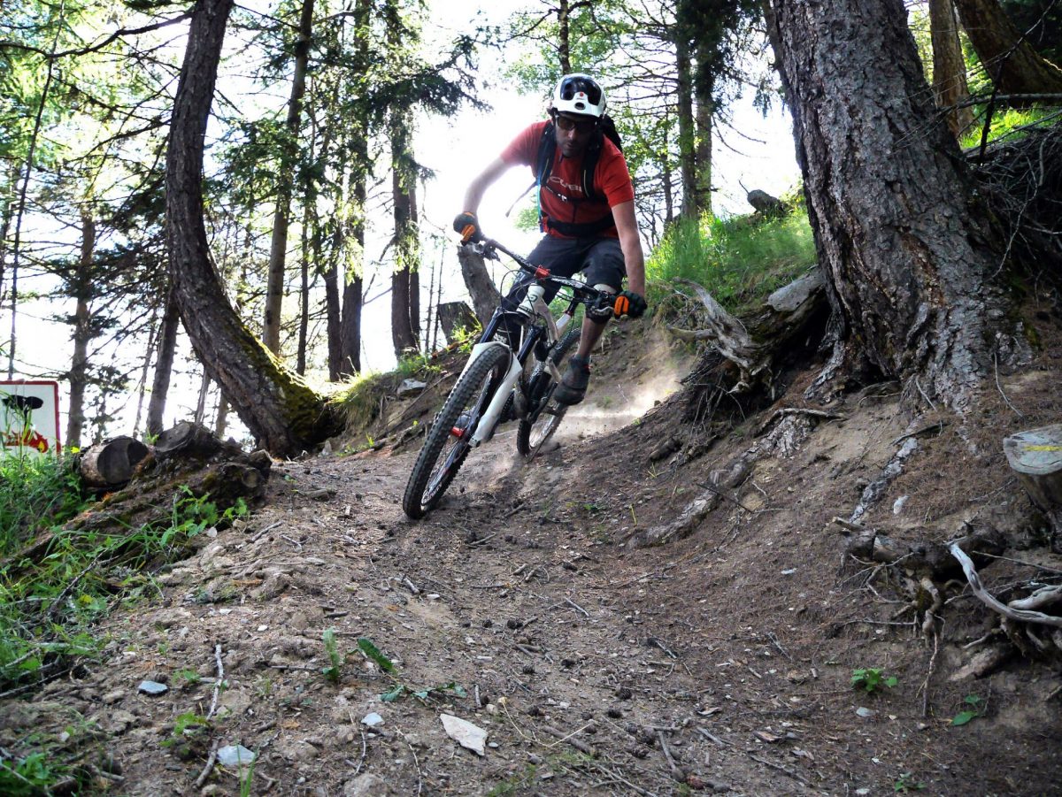 Vtt dans la combe du Bras