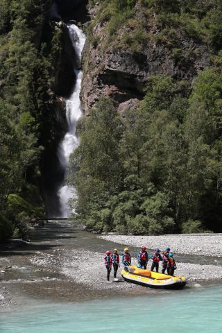 Rafting sur le veneon