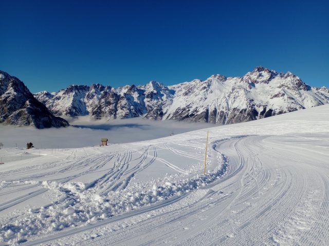 Le lac du Langaret – trail blanc depuis Villard-Reculas_Villard-Reculas