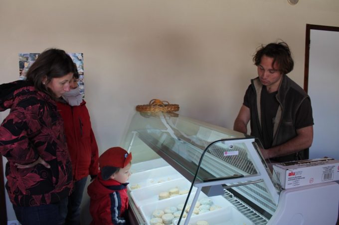 Vente de fromages à la ferme