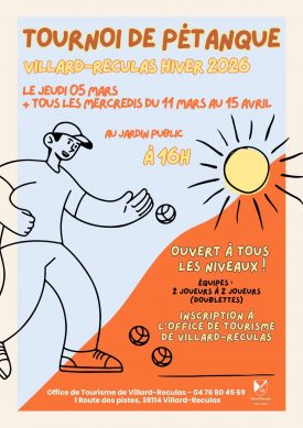 Tournoi de pétanque à Villard-Reculas !