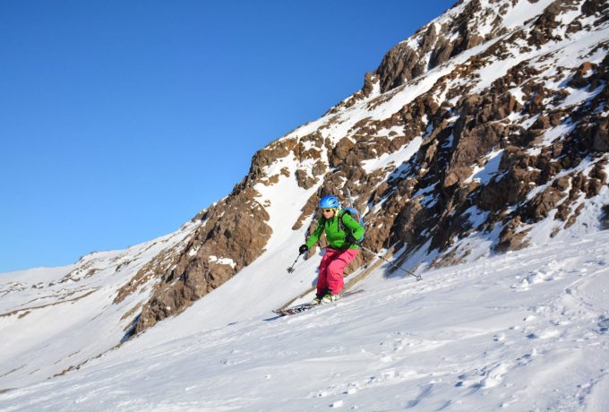 Freerando depuis le 2ème tronçon du DMC – Alpe d’Huez