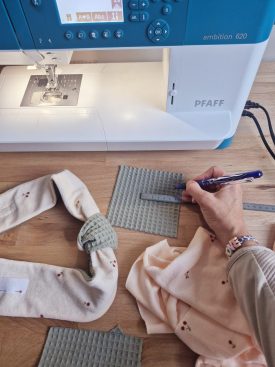 Atelier couture avec Lucie